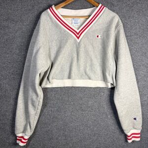 Champion Women's Medium Cropped Sweatshirt